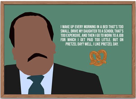 The Office Poster | Stanley Hudson Pretzel Day – Miranda L McNulty