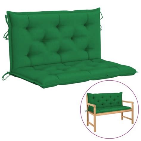 vidaXL Garden Bench Cushions 2pcs Green 39.4 x19.7 x2.8 Oxford Fabric, 39.4 "x19.7 "x2.8 " - Kroger