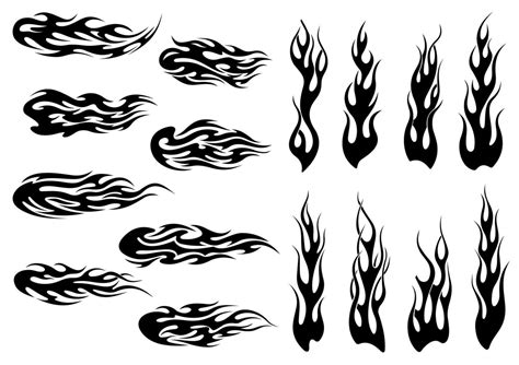 Tribal Flames Vector Art, Icons, and Graphics for Free Download