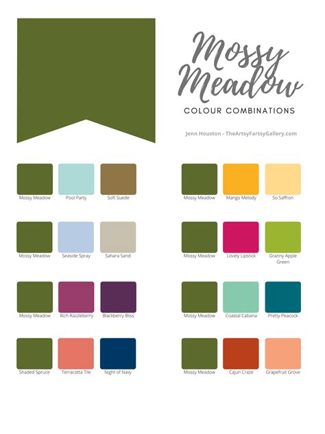 Mossy Meadow - Colour Combinations | Good color combinations, Color combos, Color combinations