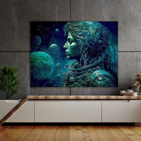 Trippy Psychedelic Astronaut 61 Canvas Wall Art Decor - Etsy