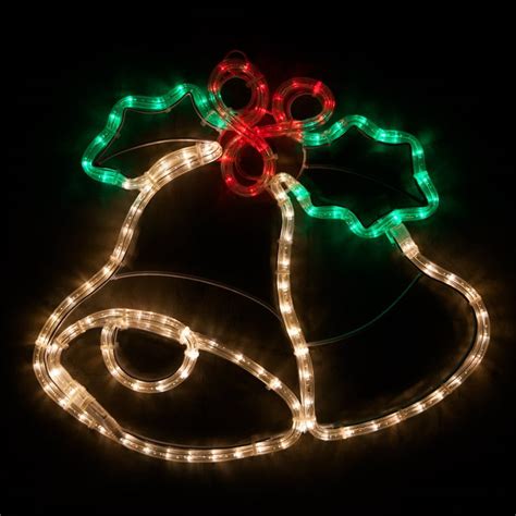 LED Merry Christmas Holly Round Rope Light www.liquidpictures.com