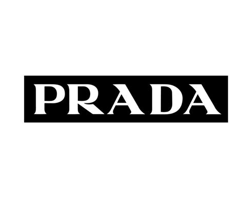 prada marca símbolo logo ropa diseño icono resumen vector ilustración ...