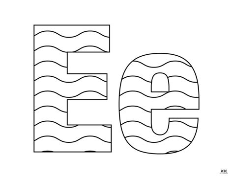 Letter E Coloring Pages - 15 FREE Pages | Printabulls