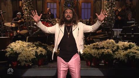 Jason Momoa's 'SNL' Monologue Featured Singing, Dancing, Aqua Boogie