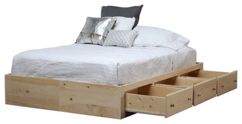 Queen Captains Bed With 6 Drawers - Hanaposy