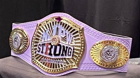 NJPW Unveils New Strong Women’s Championship Title Belt (Photos) - PWMania - Wrestling News