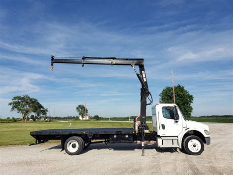 Used 2004 Freightliner Hiab 095-2 Folding Crane, Knuckle Boom , Boo...