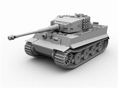 Tiger Tank 3D Model Free Download