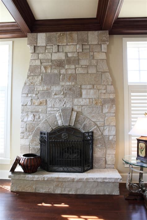 Natural Stone Fireplace Designs by Battaglia Homes - Battaglia Homes ...