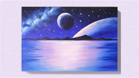 Easy Moon Painting Ideas