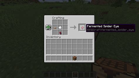 What does a fermented spider eye do to potions in Minecraft 1.19?