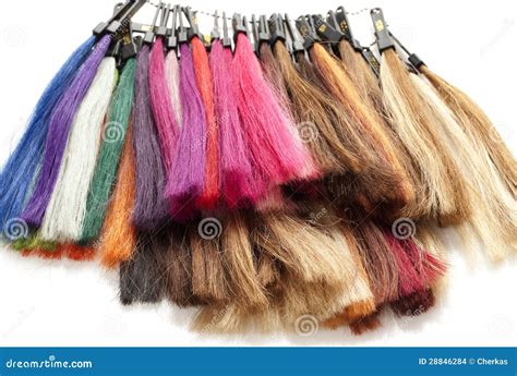 Strands Of Hair Color Stock Images - Image: 28846284