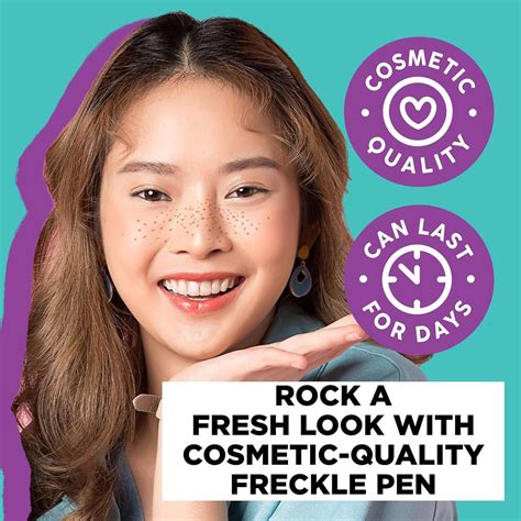 BodyMark Freckle Pen Soft Brush Tip 1 Count Pen in Brown Freckle Cosmetic Quality Freckle Pens ...