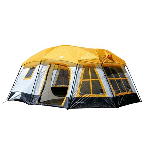 Tahoe Gear Ozark 16-Person 3-Season Cabin Tent, Orange | TGT-OZARK-16-B - Walmart.com - Walmart.com