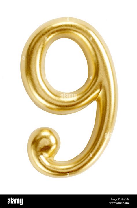 number numbers nine 9 symbol figure digit Stock Photo - Alamy