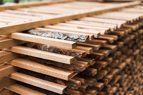 Freshly Cut Wood Stacked for Lumber Air Drying Close Up Free Stock Photo | picjumbo