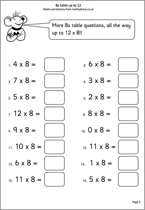 Maths Worksheets For Year 3 | Math worksheets, Math worksheet, Worksheets free