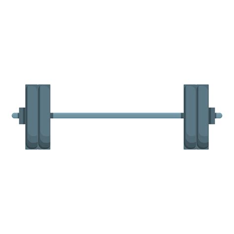 Sport barbell icon cartoon vector. Gym fitness 14316635 Vector Art at Vecteezy