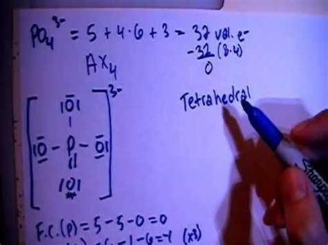 Phosphate Ion Po4 3 Lewis Dot Structure