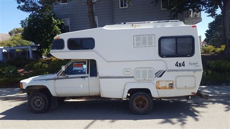 1987 Toyota 4X4 Sunrader 18FT Motorhome For Sale in Cayucos California