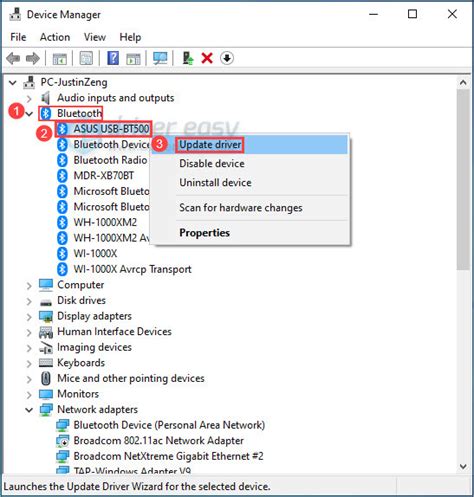 Asus USB-BT500 Bluetooth 5.0 USB Adapter driver download - Windows 11/10/8 - Driver Easy