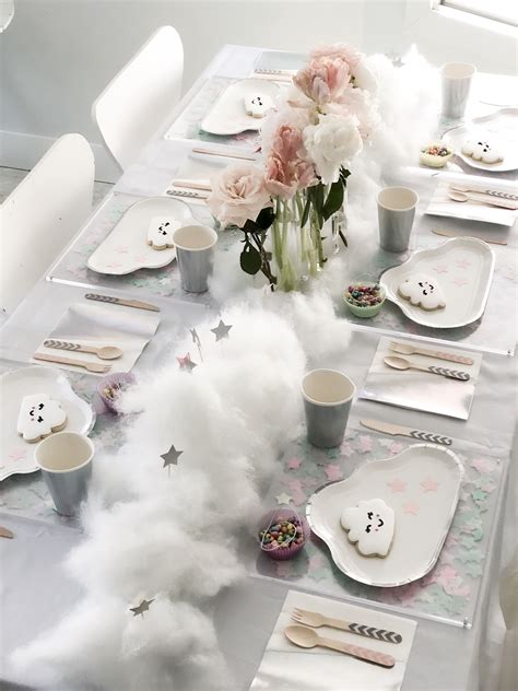Cloud birthday party by @tassels_home_decor | Cloud baby shower theme ...