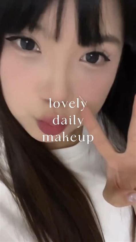 Douyin daily makeup tutorial [Video] in 2024 | Makeup tutorial, Natural makeup, Makeup routine