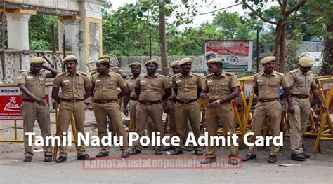 Tamil Nadu Police Admit Card 2024 {Today} Download Hall Ticket Call Letter www.tnusrb.tn.gov.in