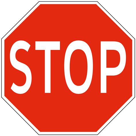 Stop Sign | Stop Sign - Red octagon with white letters | DonkeyHotey ...