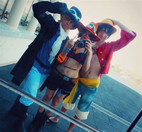 Sabo Ace Ruffy Selfie Cosplay by NaruKukabaraKiuury on DeviantArt