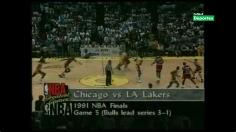 NBA FINALS 1991 Game 5 Los Angeles Lakers vs Chicago Bulls 12/06/1991