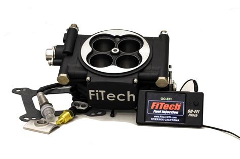 FTH-30002 - FiTech Fuel Injection 30002 Go EFI 4 600 HP Basic Kit - Matte Black Finish