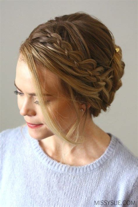 Four Strand Braid Updo | MISSY SUE | Four strand braids, Braided updo ...