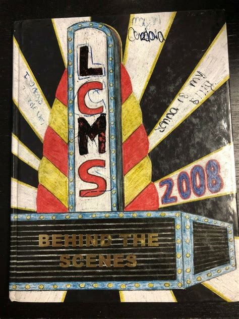 2007-2008 Lindero Canyon Middle School Yearbook "Behind the Scenes" | eBay