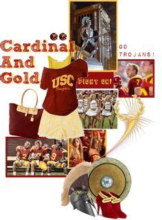 "USC Trojans school colors" by efitzger liked on Polyvore School Colors ...