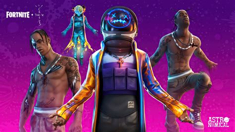 Fortnite, Fortnite Battle Royale, Video Game, Astro Jack, Travis Scott 4k, HD Wallpaper | Rare ...