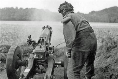 One of the Light Regiment's 75mm Pack Howitzers in action