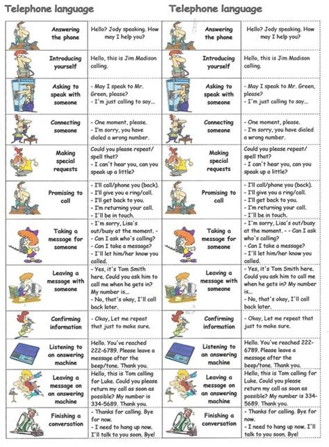 Most Commonly Used English Phrases on the Phone | Educacion ingles, Libros para aprender ingles ...