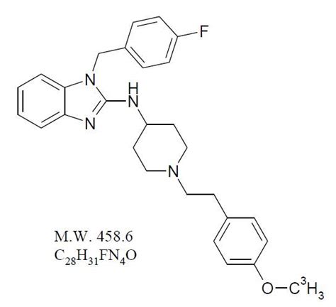 Astemizole, [O-Methyl-3H]-, 25µCi (925kBq) | PerkinElmer