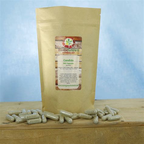 Candida Capsules | HomeGrown Herbalist | Herb Shop and Online Herb School