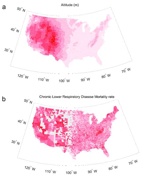 Geographic patterns throughout the continental United States are shown ...