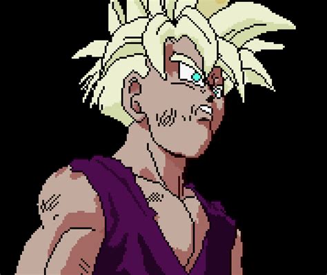 Gohan Super Saiyan 2 gif : r/PixelArt