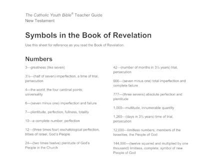 list of symbols in the book of revelation pdf review - NarissaDaisymae