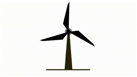 Animated Wind Turbine Cartoon