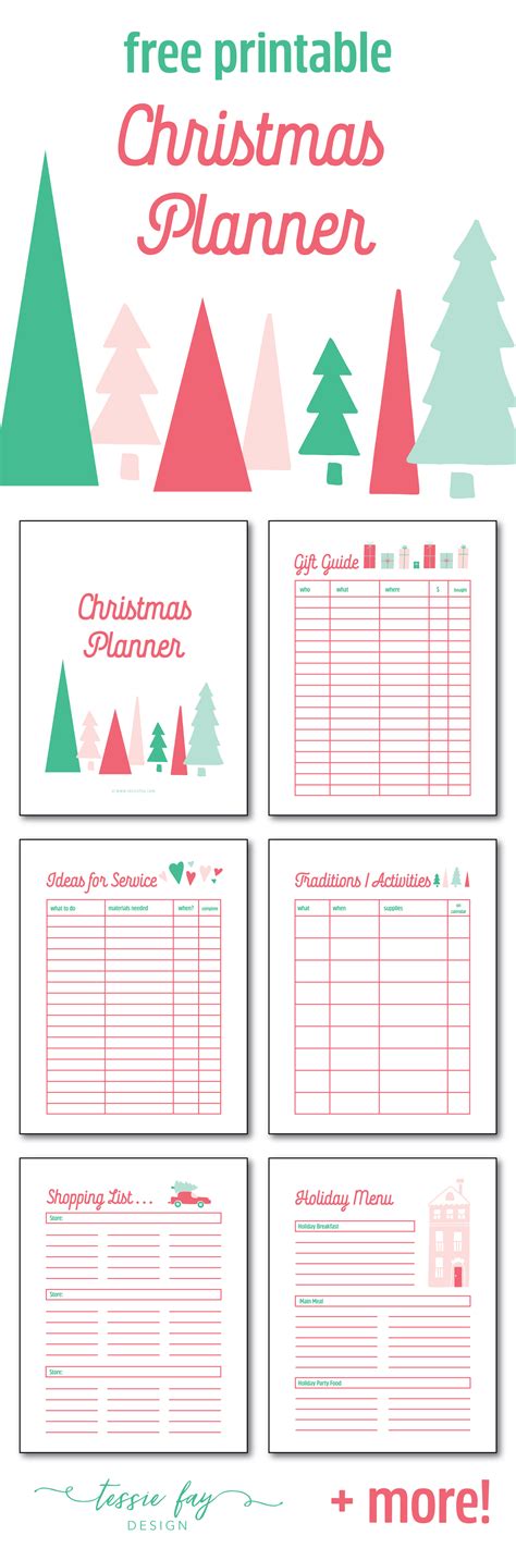 Christmas Planner Free Printable! — Tessie Fay