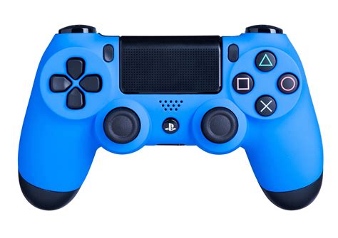 Playstation 4 Wireless Controller - Vibrant Blue Soft Touch PS4 Remote ...