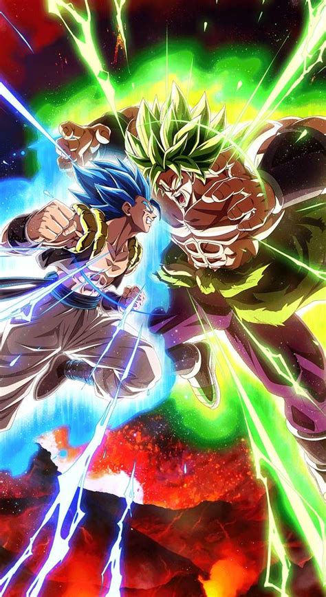 Gogeta SSGSS Vs Broly Wallpaper [Dokkan Battle] by maxiuchiha22 on DeviantArt | Dragon ball ...