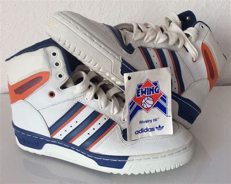 1980s ADIDAS PATRICK EWING Vintage N.Y. Knicks Basketball Very