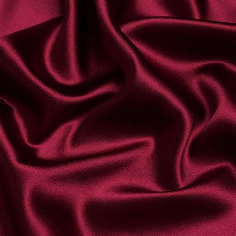 100% Silk Red Wine Color 19mm Silk Satin Fabric for Dress Shirts ...